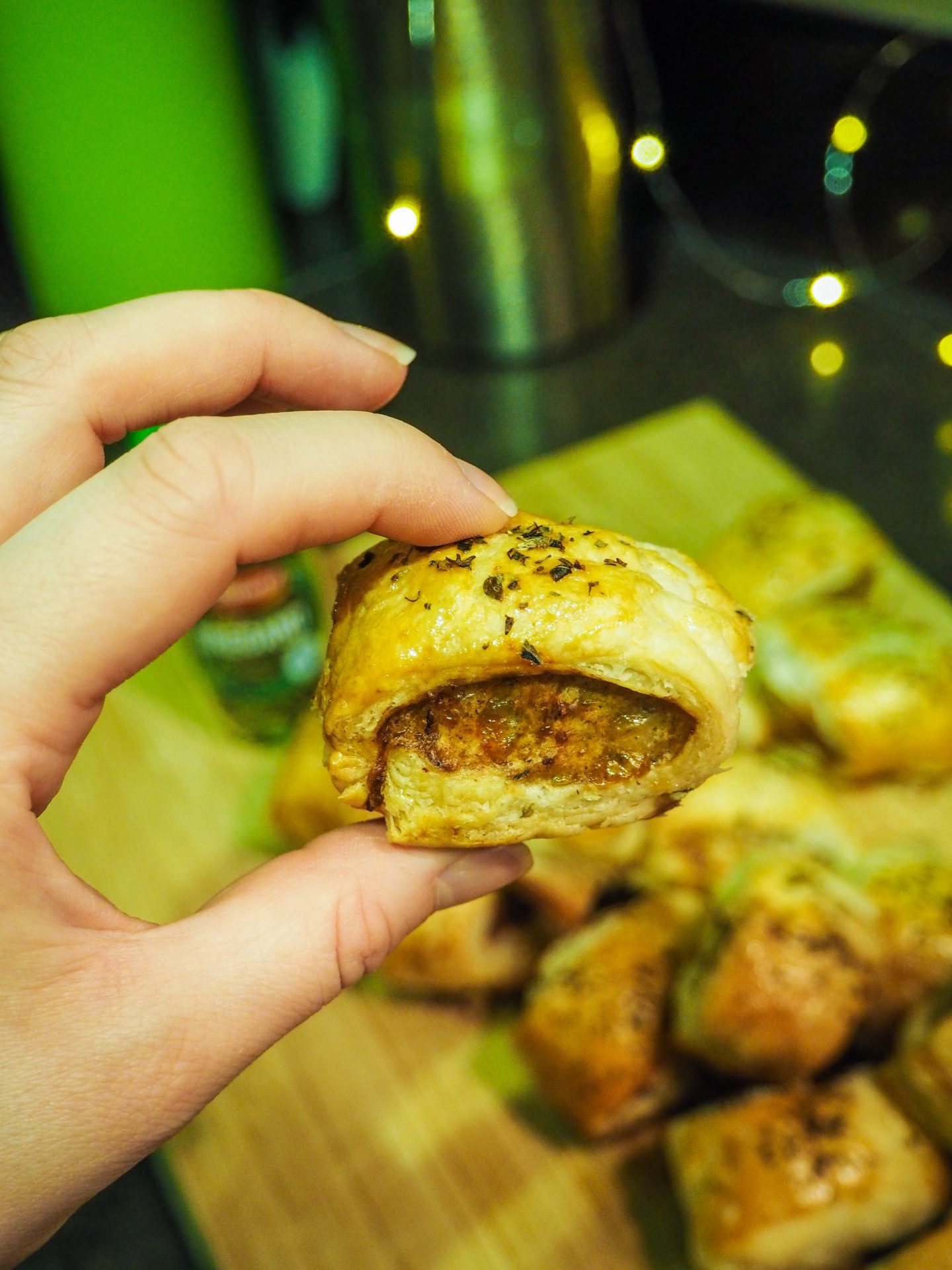 miniature italian sausage rolls