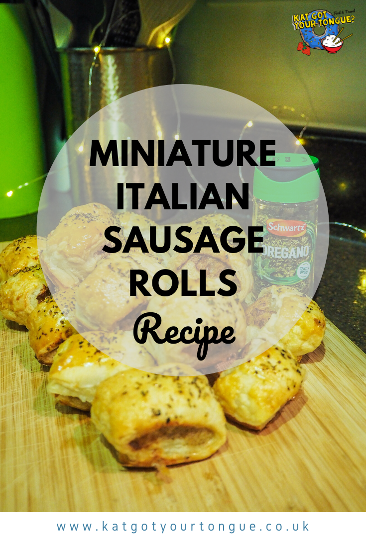 Miniature Italian sausage rolls