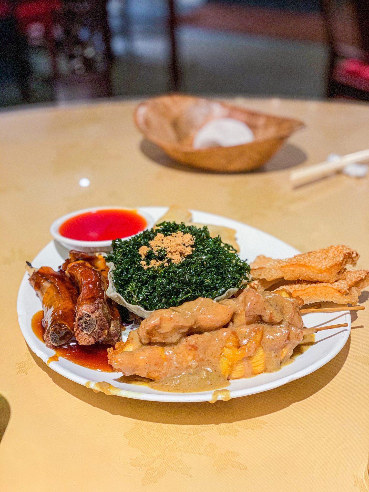 mixed starters at Kams Palace