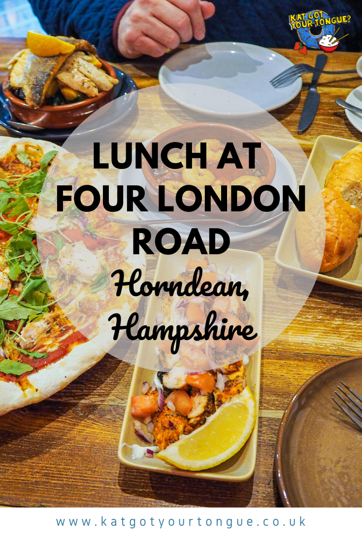 Lunch at Four London Road, Horndean, Hampshire