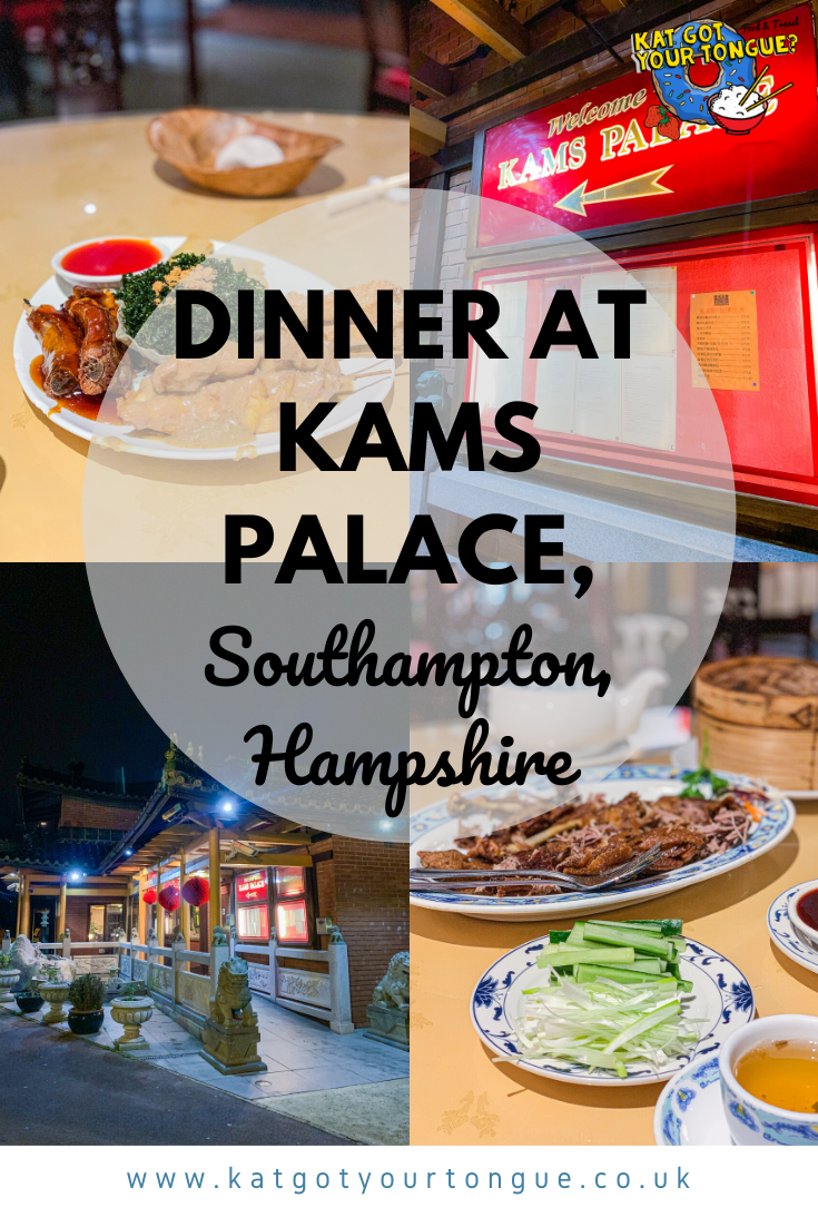 Dinner at Kams Palace, Southampton, Hampshire