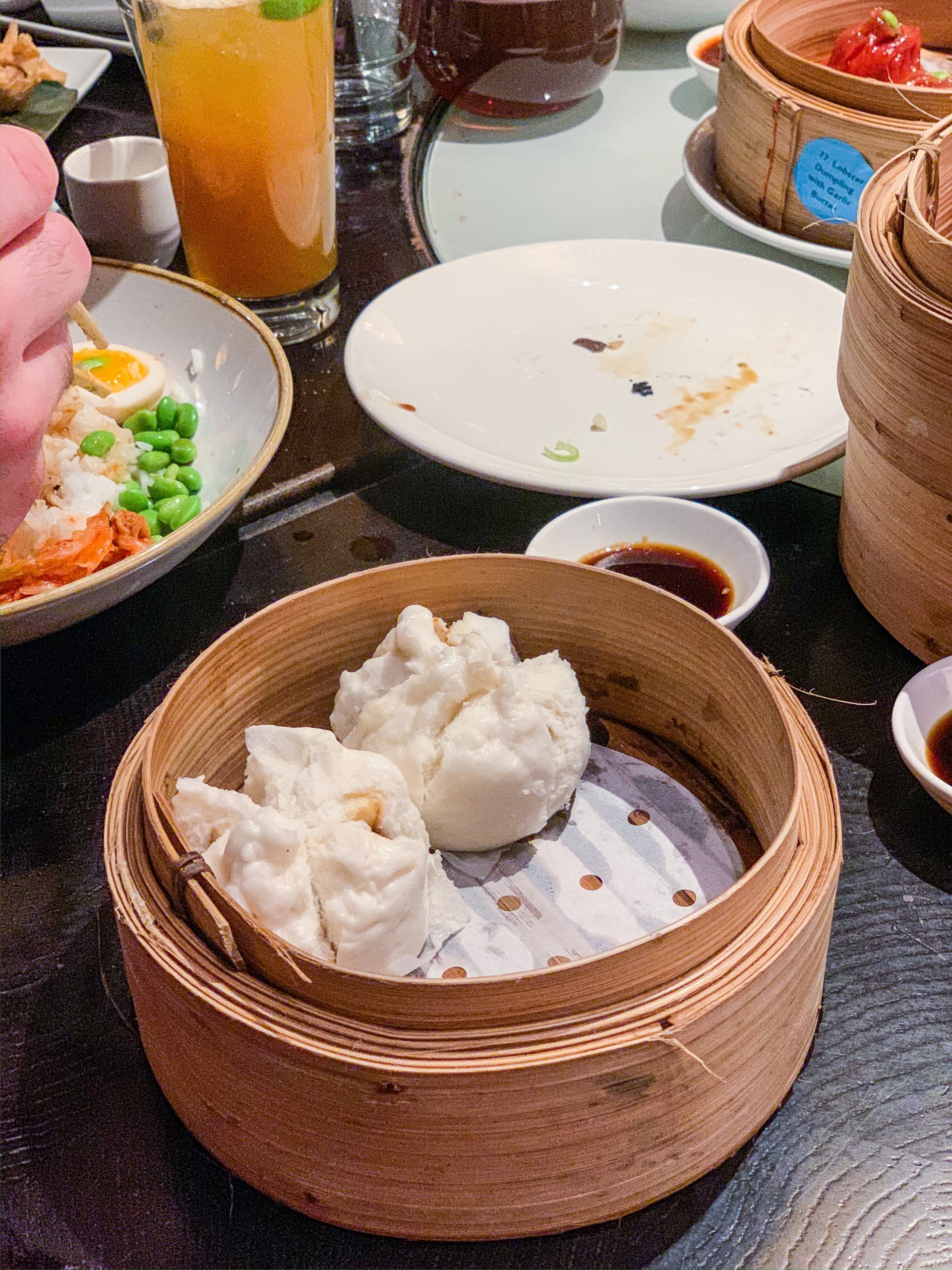 char siu pork buns at ping pong soho