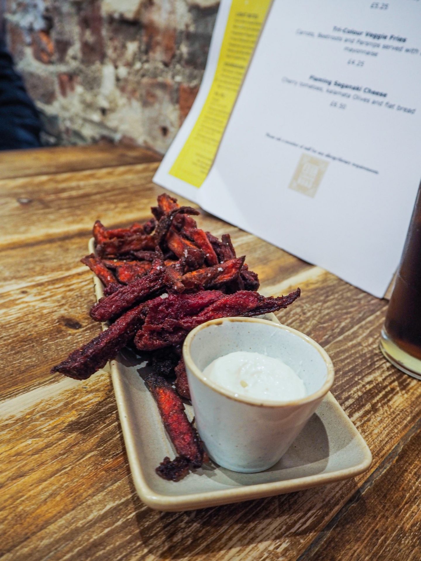 veggie fries at Four London Road