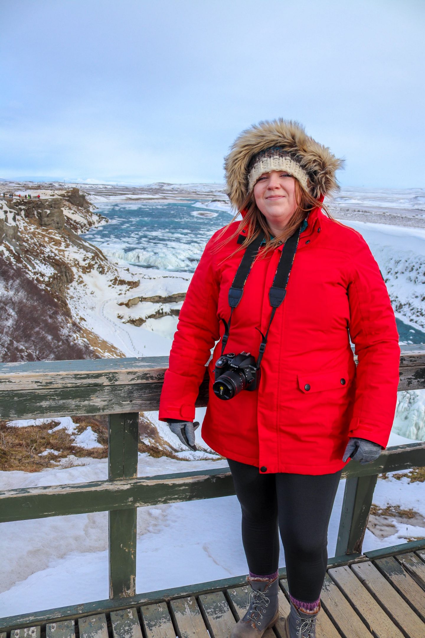 Visiting Gullfoss Waterfall