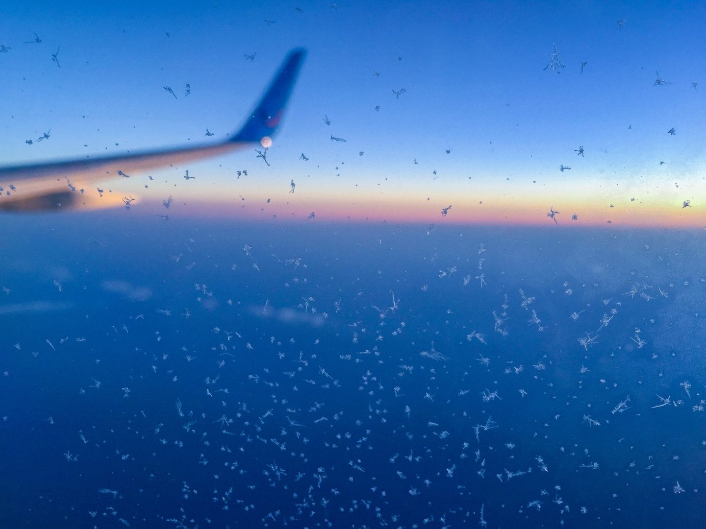 Flying to Crete, Greece