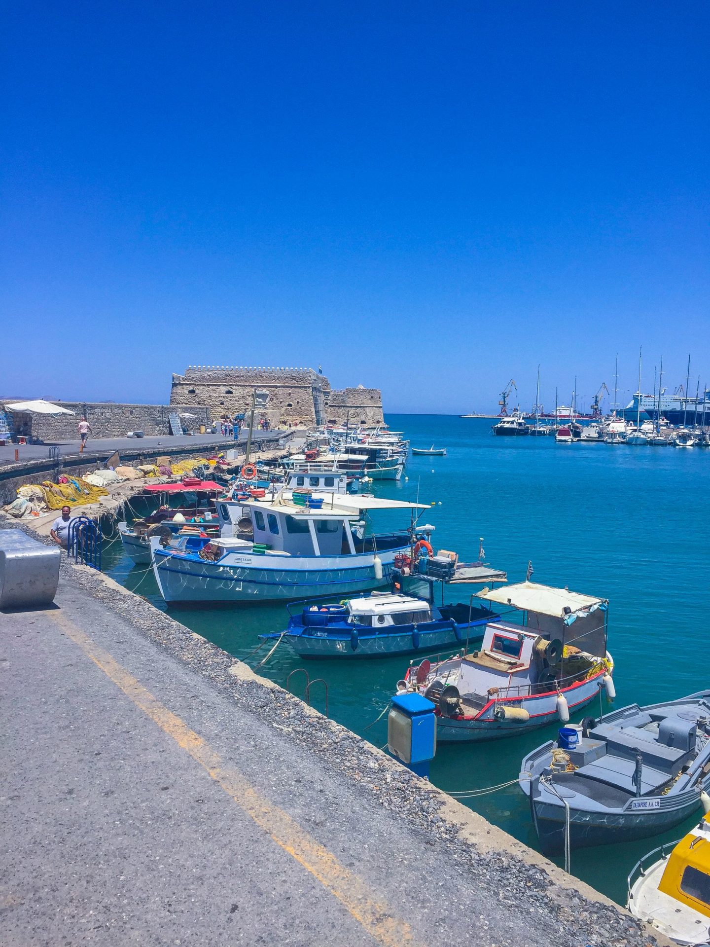 marina in crete, Greece