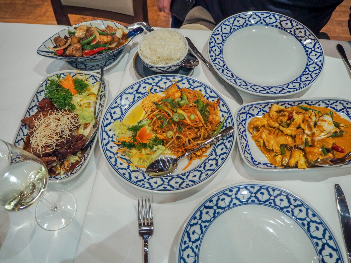 Thai food at Bangkok Bistro Winchester