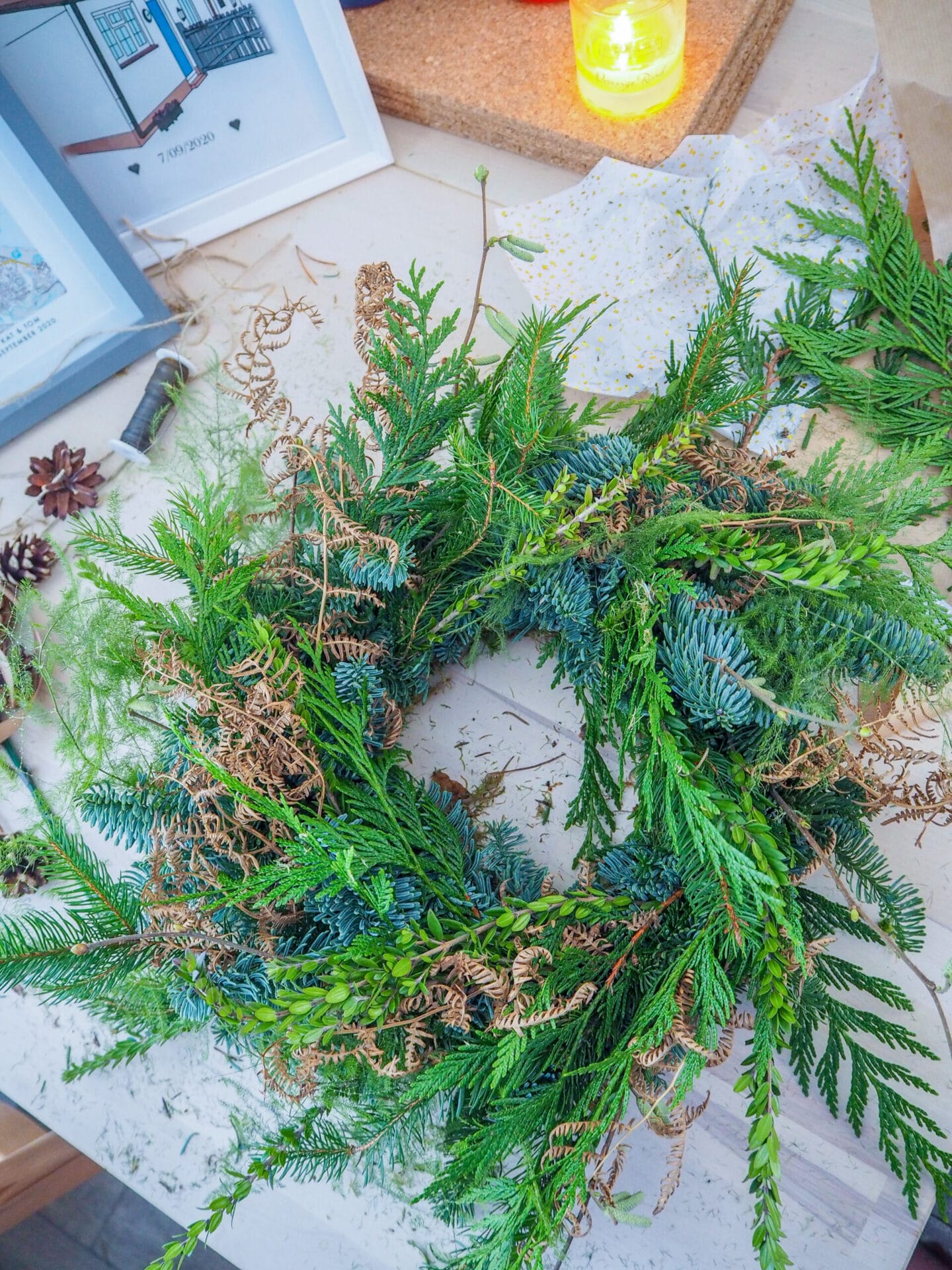DIY Christmas Wreath Kit from Camilla's Creations