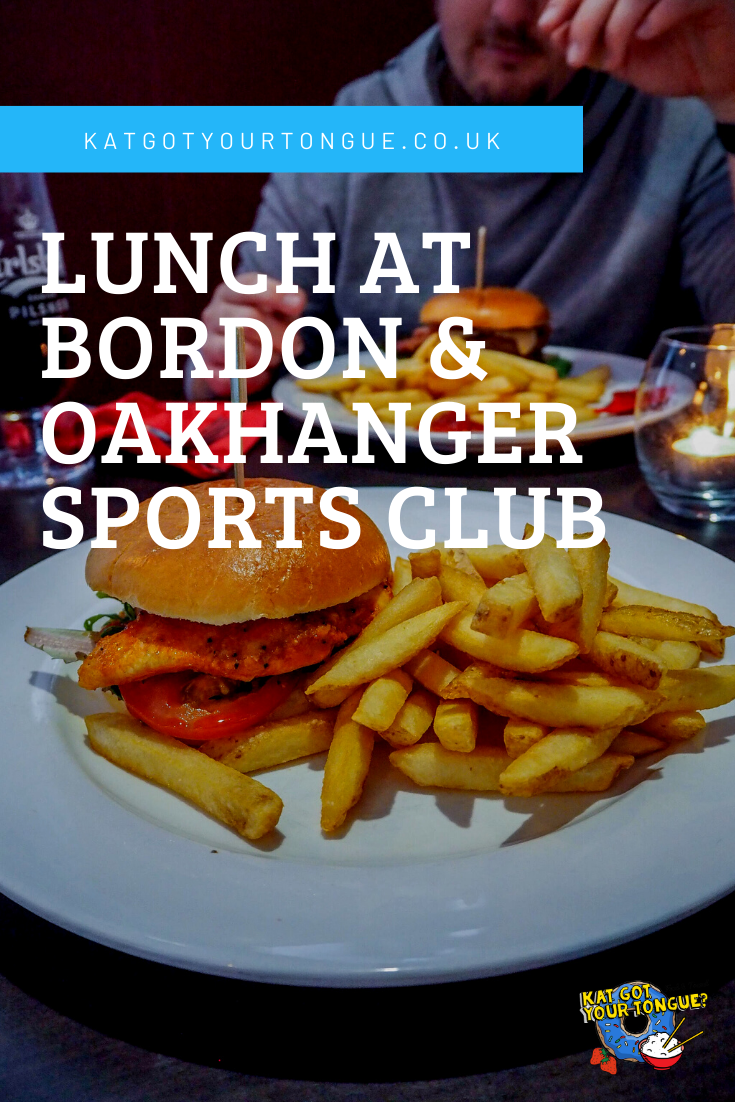 Lunch at Bordon & Oakhanger Sports Club