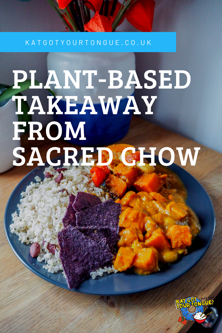 plant-based takeaway from sacred chow